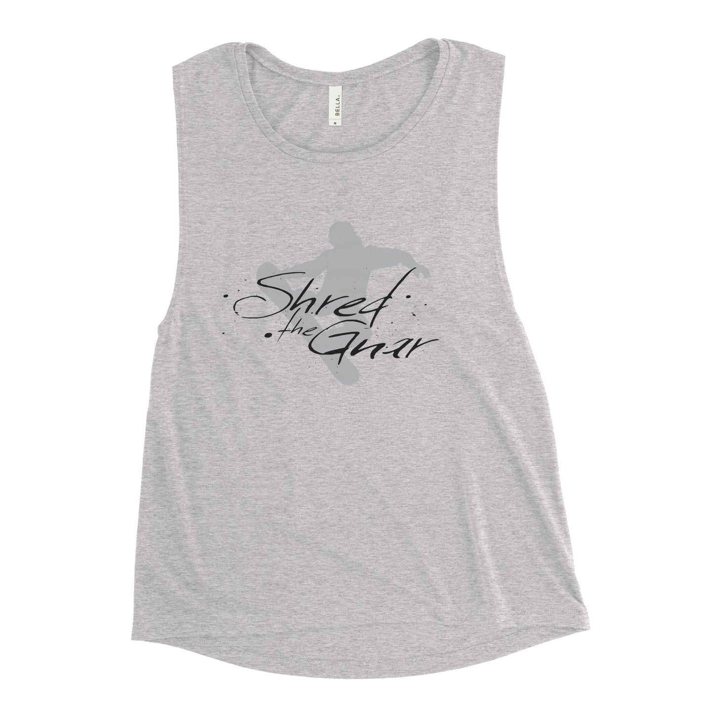 CS0021 - 02003 - Shred the Gnar Ladies’ Muscle Tank