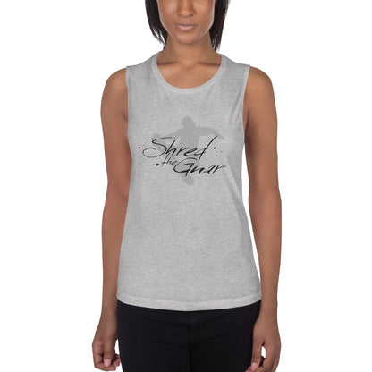 CS0021 - 02003 - Shred the Gnar Ladies’ Muscle Tank