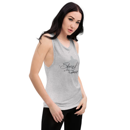 CS0021 - 02003 - Shred the Gnar Ladies’ Muscle Tank