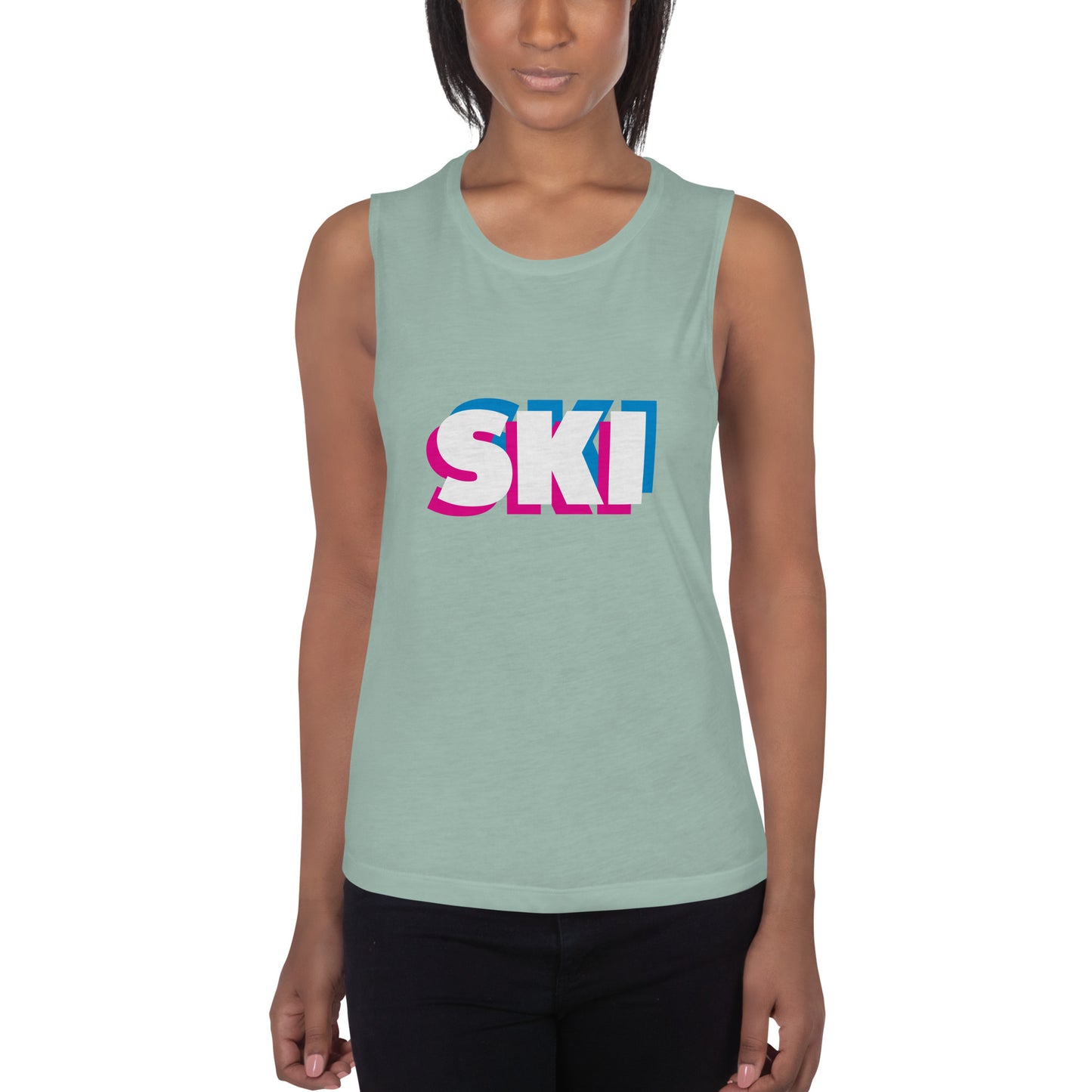 CS0058 - 02003 - 3D SKI Ladies’ Muscle Tank