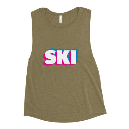 CS0058 - 02003 - 3D SKI Ladies’ Muscle Tank