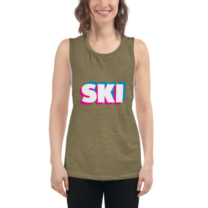 CS0058 - 02003 - 3D SKI Ladies’ Muscle Tank