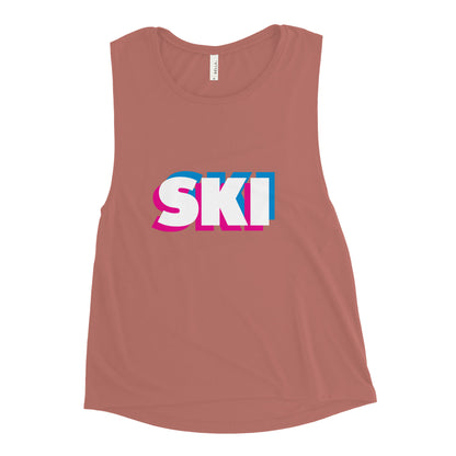 CS0058 - 02003 - 3D SKI Ladies’ Muscle Tank