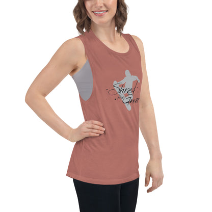 CS0021 - 02003 - Shred the Gnar Ladies’ Muscle Tank