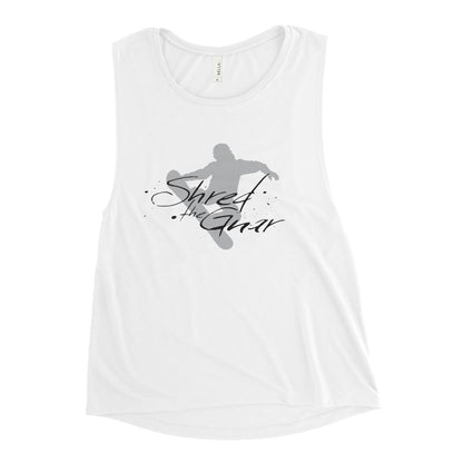 CS0021 - 02003 - Shred the Gnar Ladies’ Muscle Tank