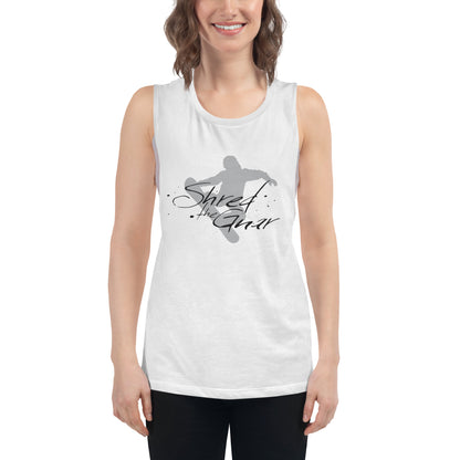 CS0021 - 02003 - Shred the Gnar Ladies’ Muscle Tank