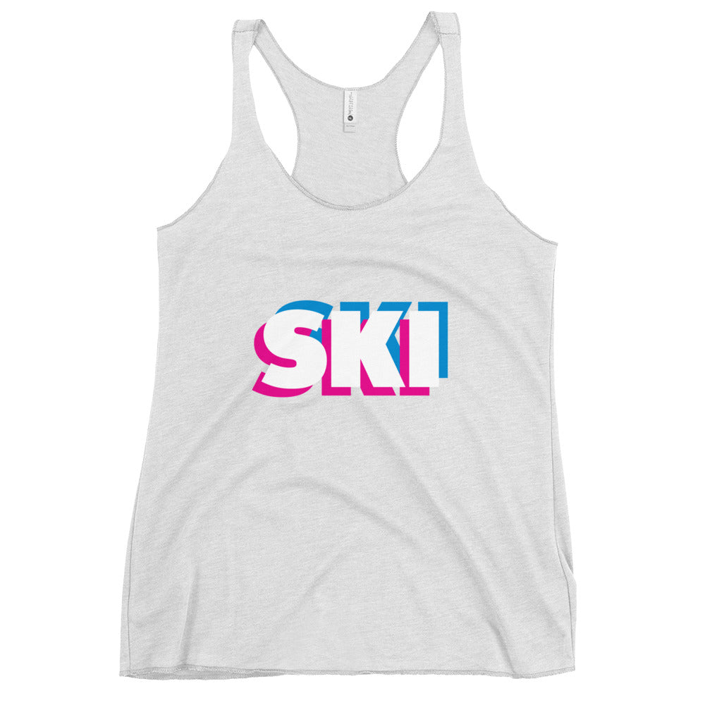 CS0058 - 02003 - 3D SKI Women's Racerback Tank