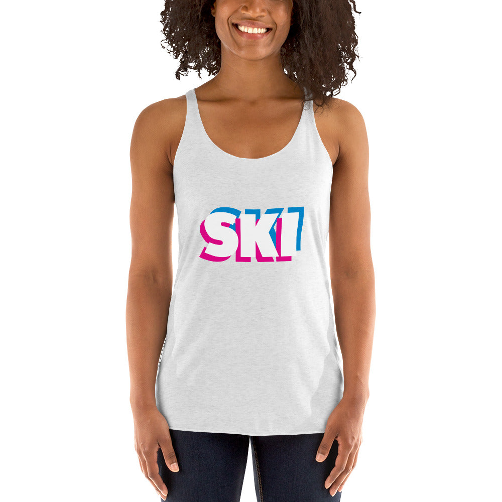 CS0058 - 02003 - 3D SKI Women's Racerback Tank