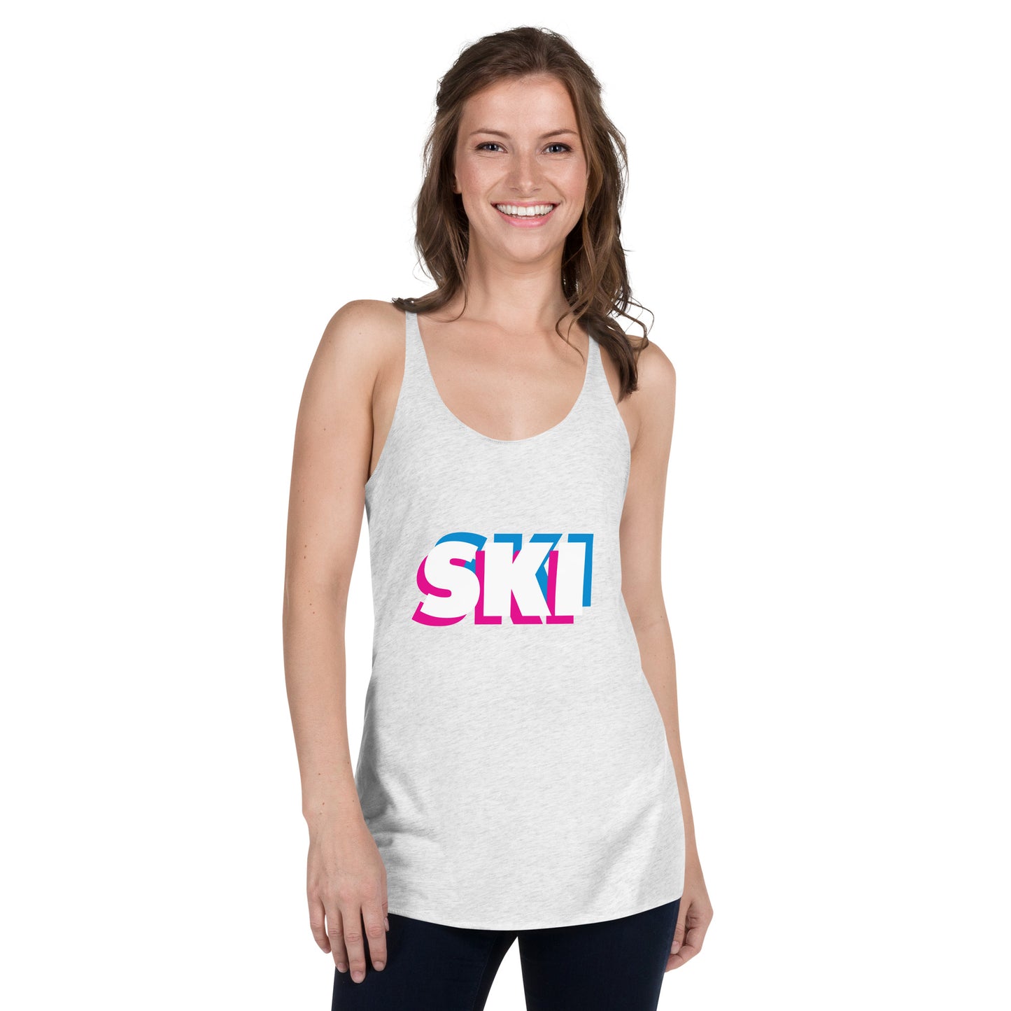 CS0058 - 02003 - 3D SKI Women's Racerback Tank