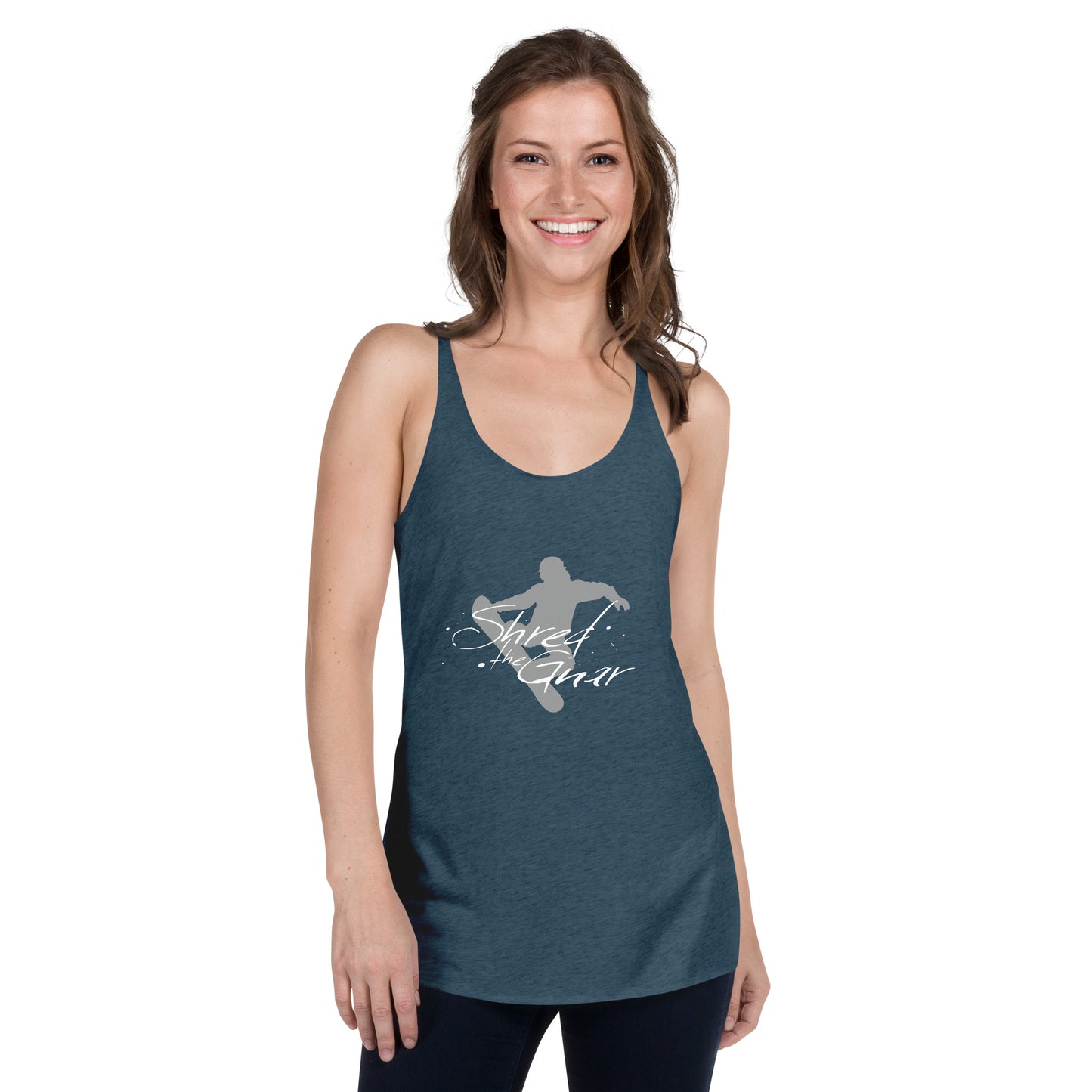 CS0021 - 02003 - Shred the Gnar Women's Racerback Tank