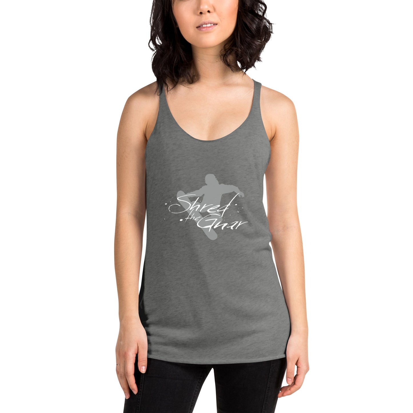 CS0021 - 02003 - Shred the Gnar Women's Racerback Tank