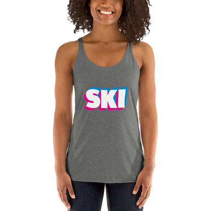 CS0058 - 02003 - 3D SKI Women's Racerback Tank