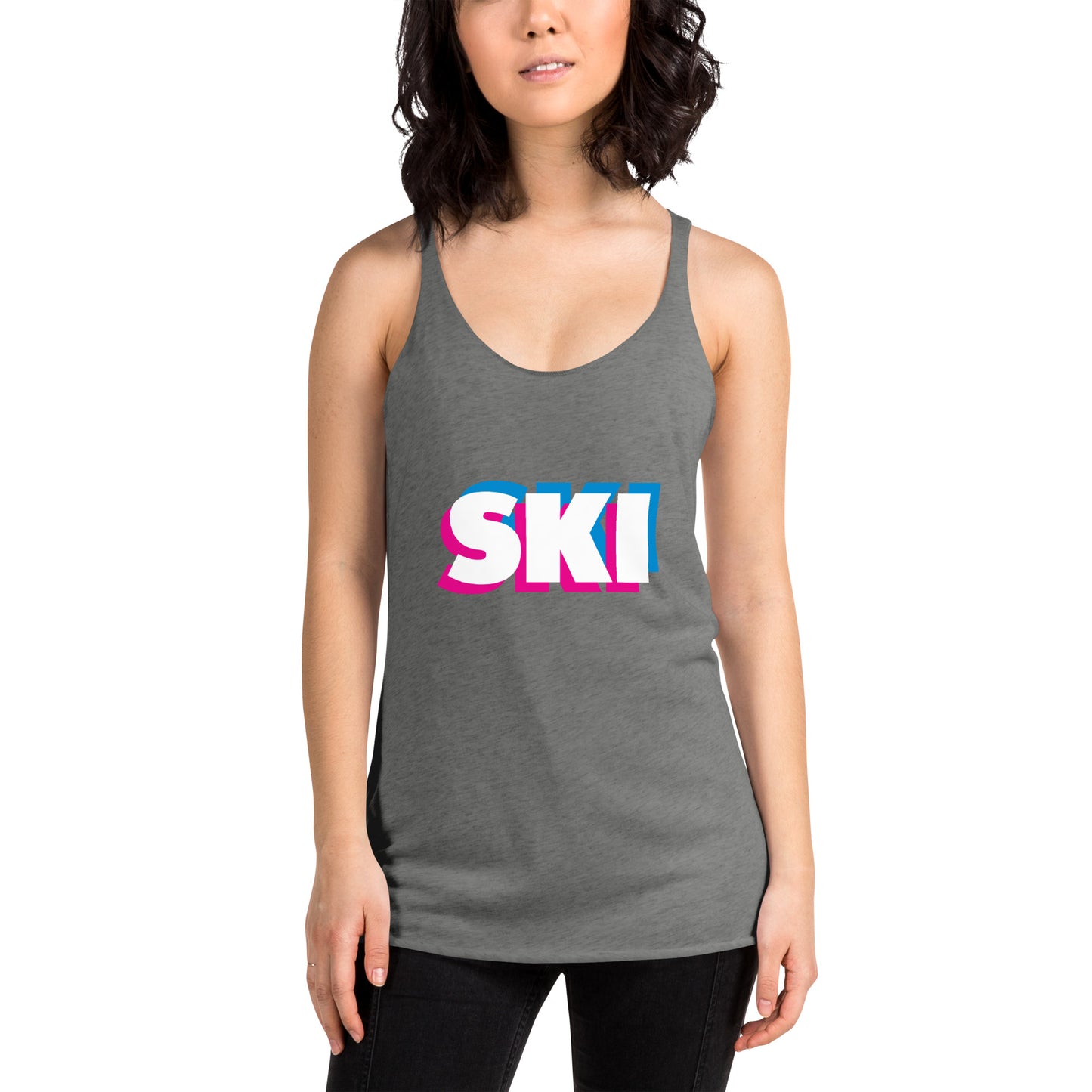 CS0058 - 02003 - 3D SKI Women's Racerback Tank