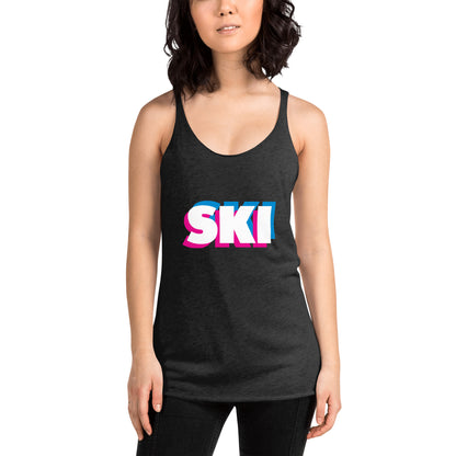 CS0058 - 02003 - 3D SKI Women's Racerback Tank