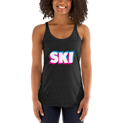 CS0058 - 02003 - 3D SKI Women's Racerback Tank