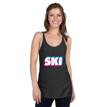 CS0058 - 02003 - 3D SKI Women's Racerback Tank