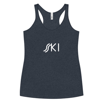 CS0030 - 02003 - SKI Tracks Women's Racerback Tank