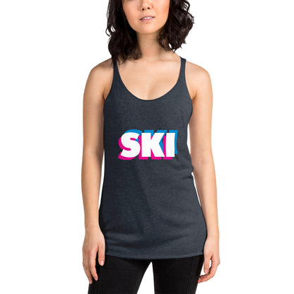 CS0058 - 02003 - 3D SKI Women's Racerback Tank