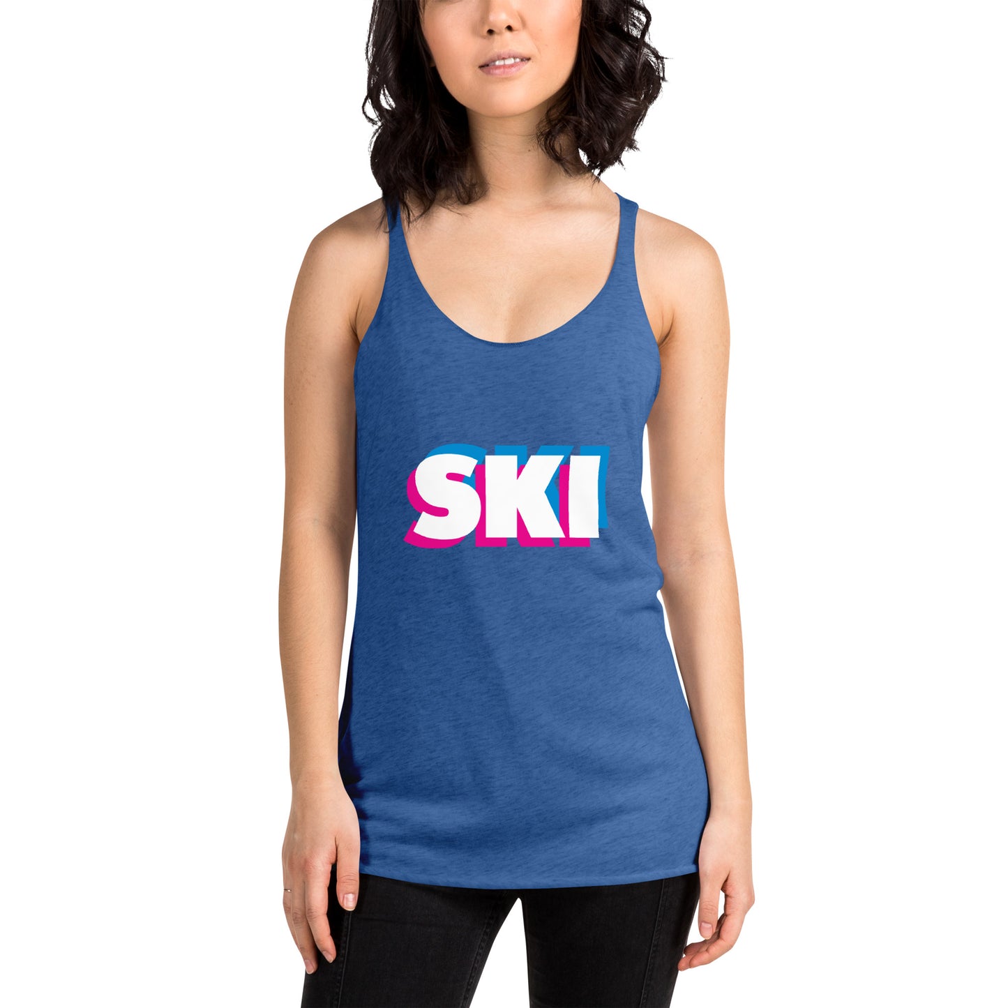 CS0058 - 02003 - 3D SKI Women's Racerback Tank