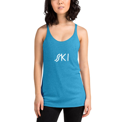 CS0030 - 02003 - SKI Tracks Women's Racerback Tank