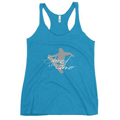 CS0021 - 02003 - Shred the Gnar Women's Racerback Tank