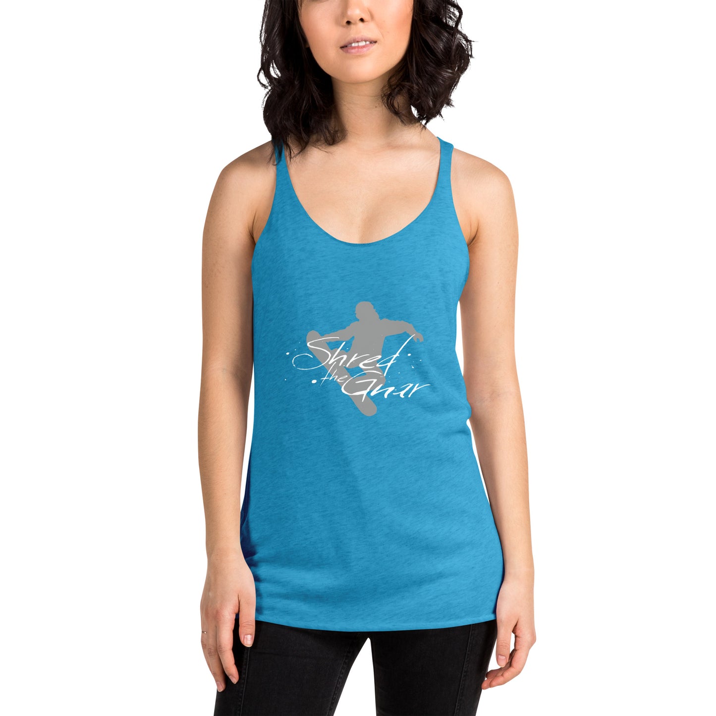 CS0021 - 02003 - Shred the Gnar Women's Racerback Tank