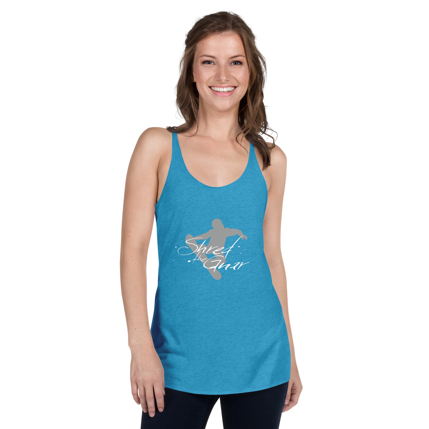 CS0021 - 02003 - Shred the Gnar Women's Racerback Tank