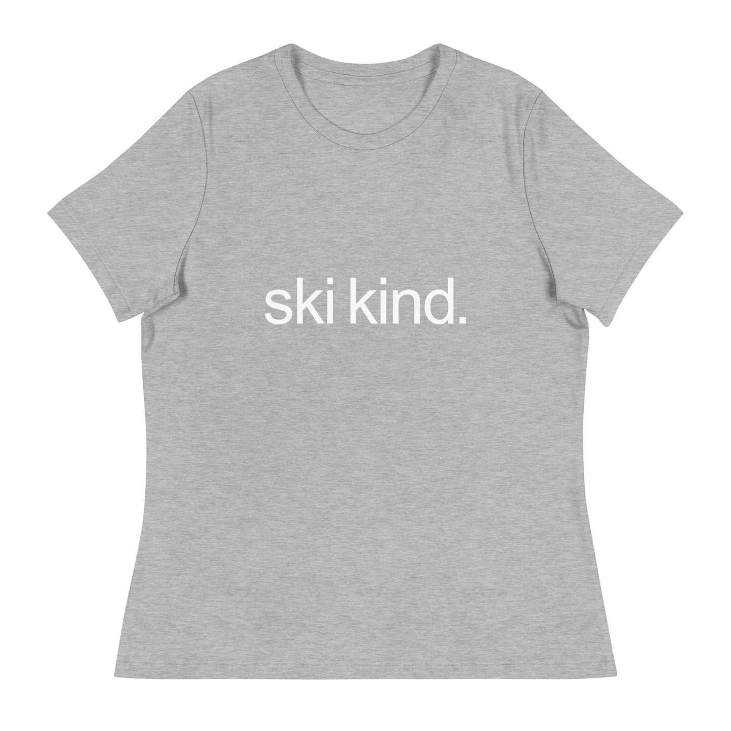 CS0017 - 02001 - ski kind Women's Relaxed T-Shirt