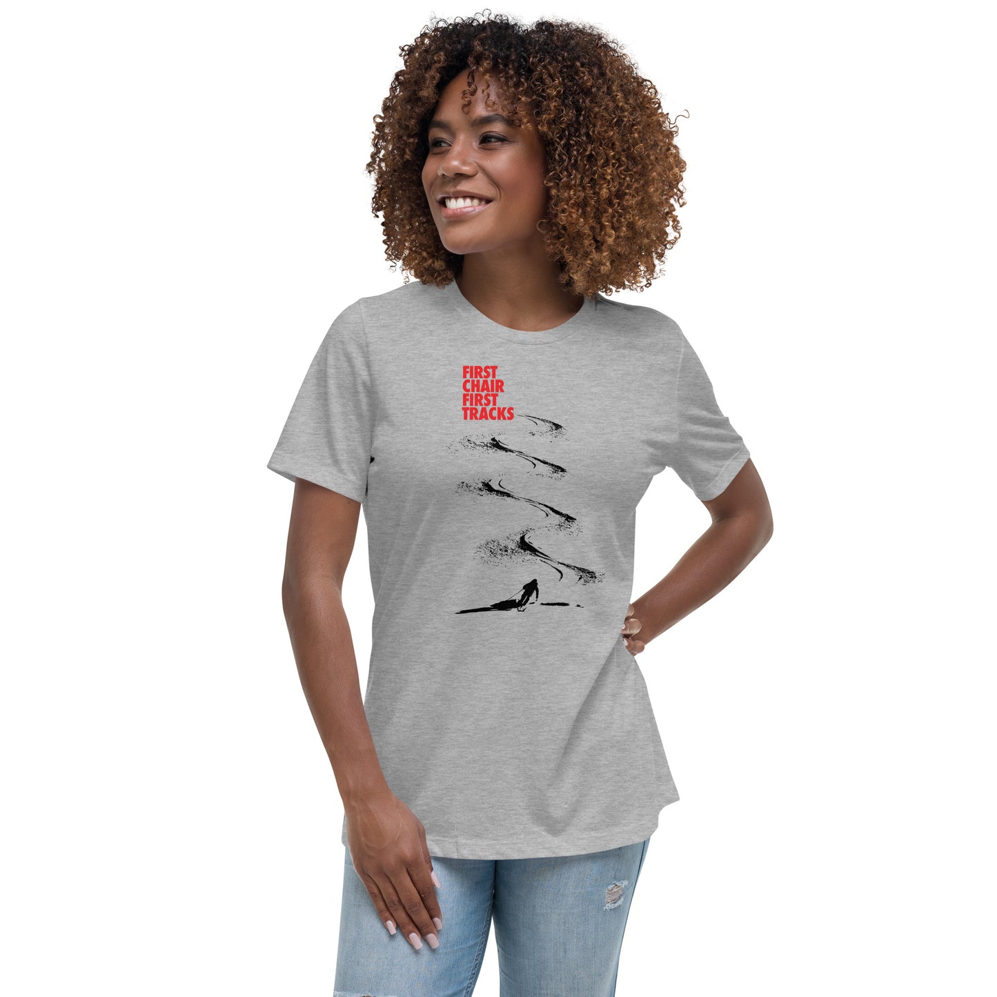 CS0042 - 02001 - First Chair First Tracks Women's Relaxed T-Shirt