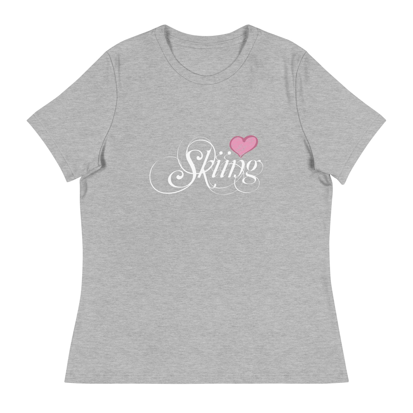 CS0047 - 02001 - Love Skiing/Women's Relaxed T-Shirt