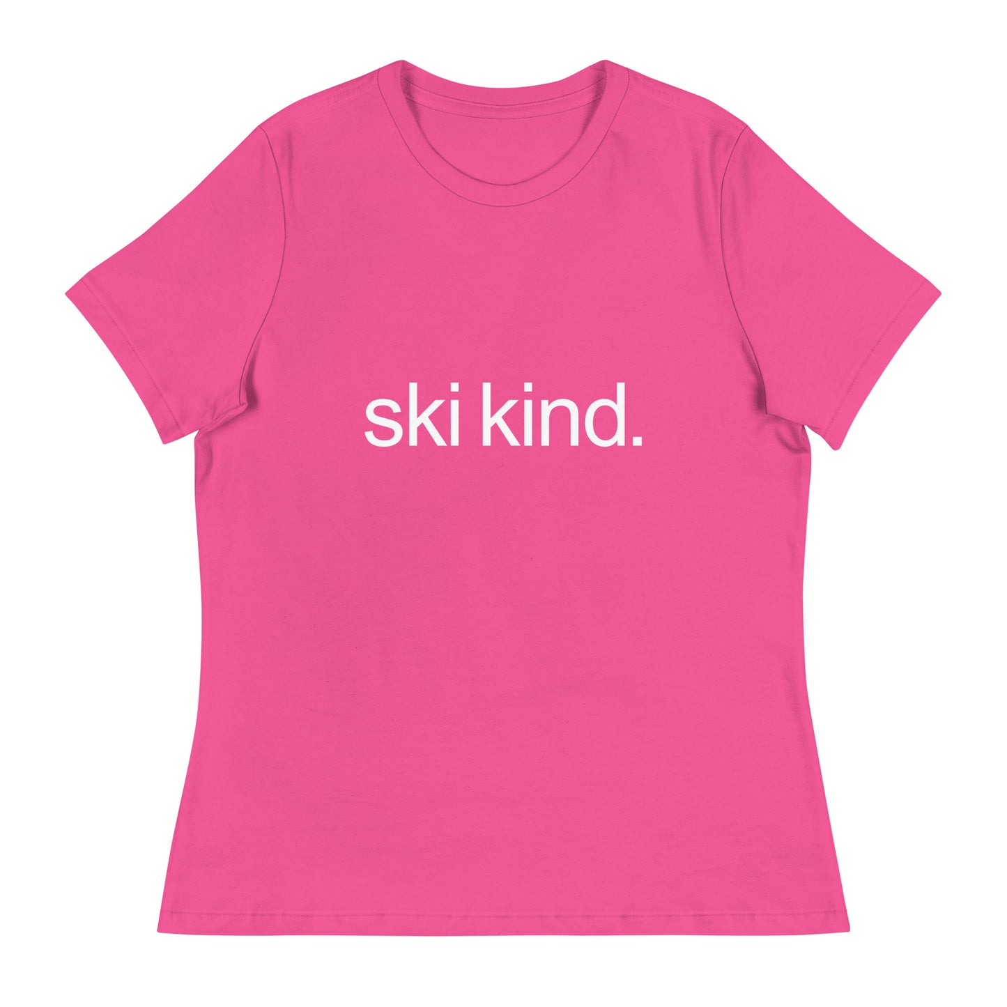 CS0017 - 02001 - ski kind Women's Relaxed T-Shirt