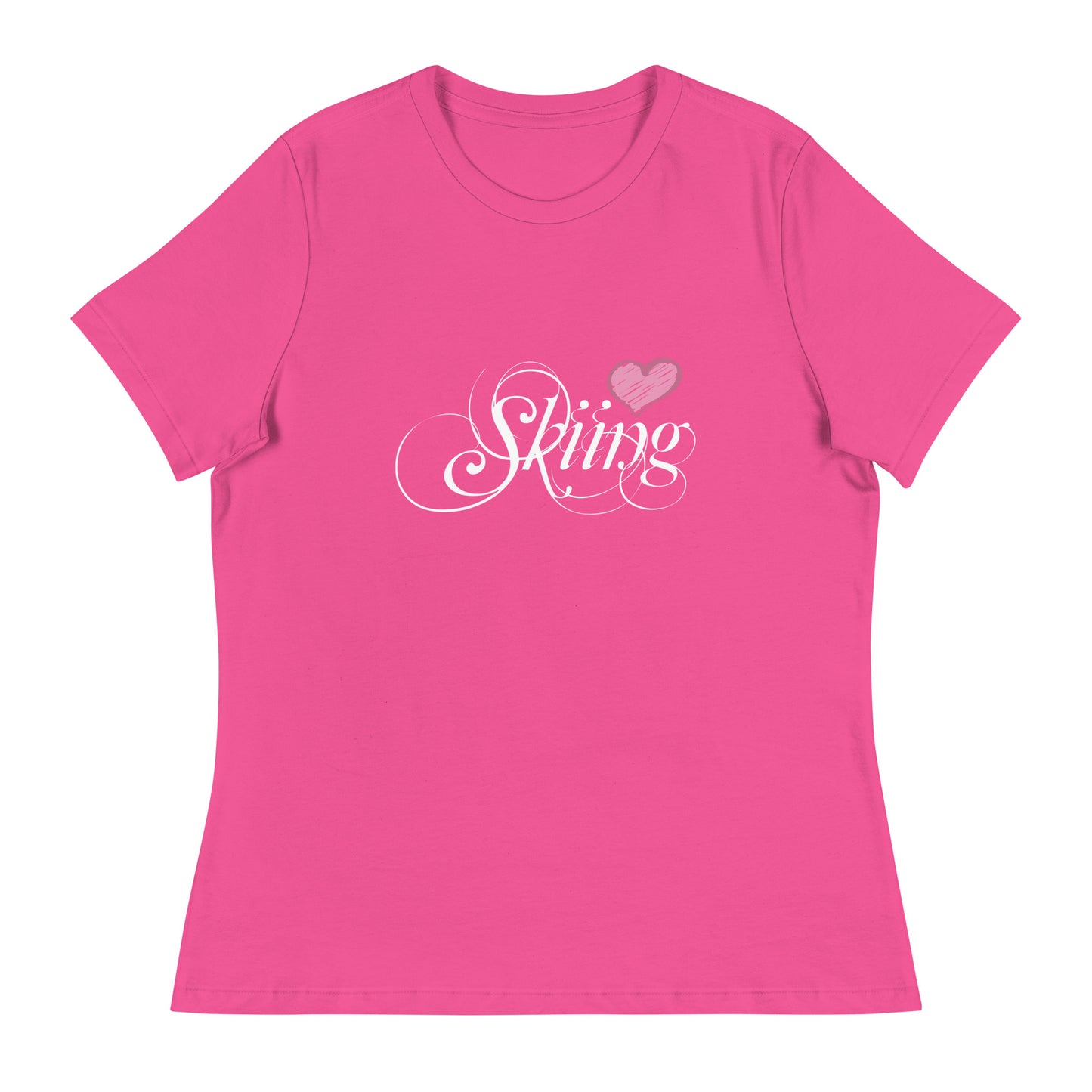 CS0047 - 02001 - Love Skiing/Women's Relaxed T-Shirt