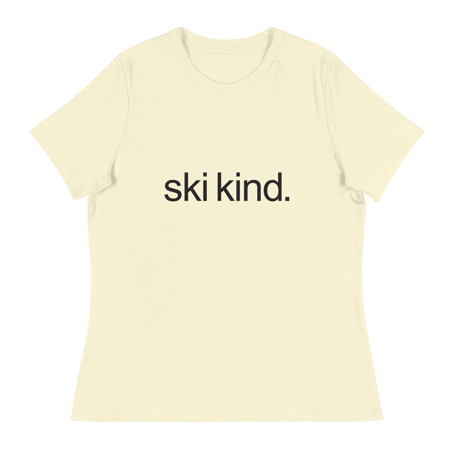 CS0017 - 02001 - ski kind Women's Relaxed T-Shirt