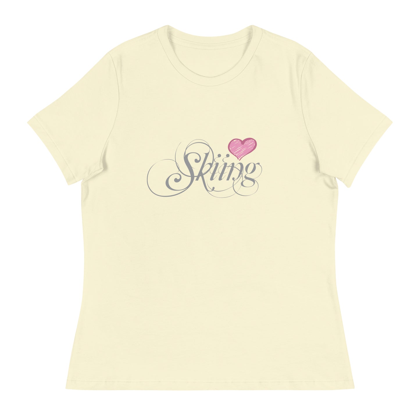 CS0047 - 02001 - Love Skiing/Women's Relaxed T-Shirt