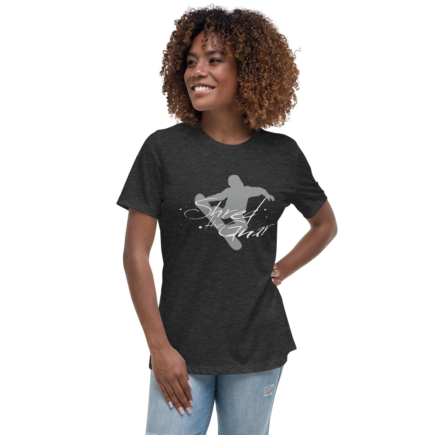 CS0021 - 02001 - Shred the Gnar Women's Relaxed T-Shirt