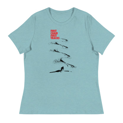 CS0042 - 02001 - First Chair First Tracks Women's Relaxed T-Shirt