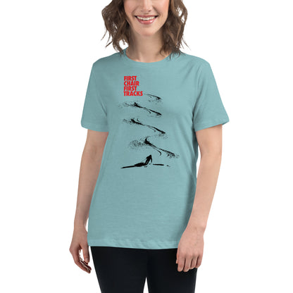 CS0042 - 02001 - First Chair First Tracks Women's Relaxed T-Shirt