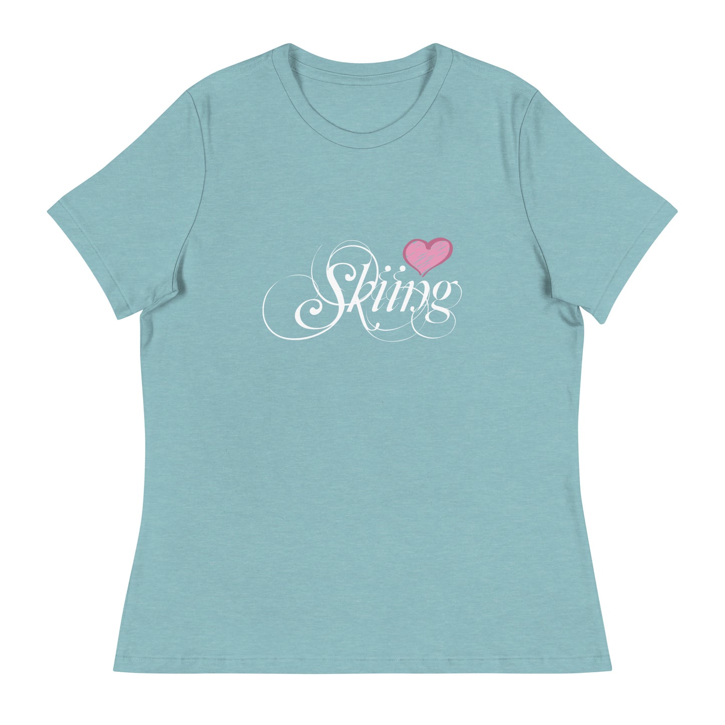 CS0047 - 02001 - Love Skiing/Women's Relaxed T-Shirt