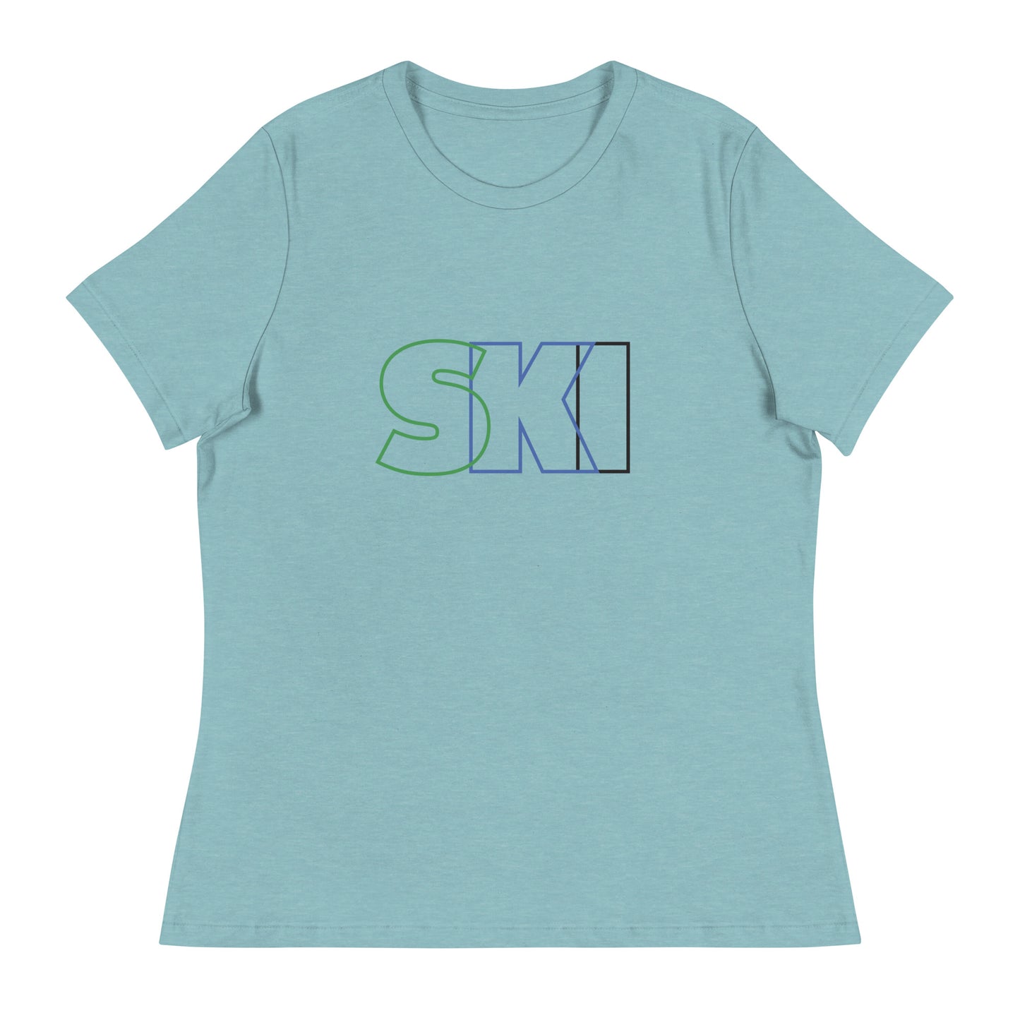 CS0052 - 02001 - SKI Outlined Women's Relaxed T-Shirt