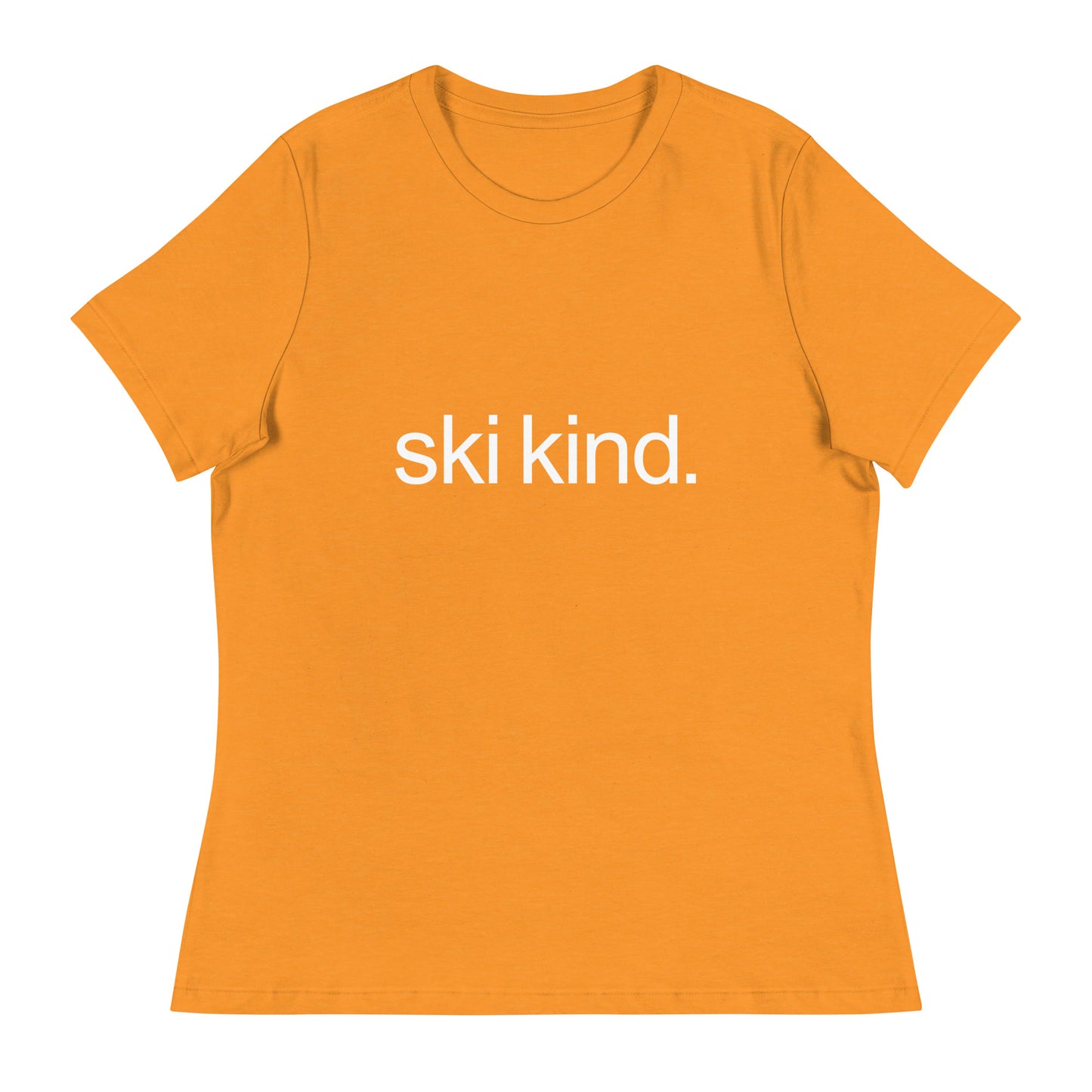 CS0017 - 02001 - ski kind Women's Relaxed T-Shirt