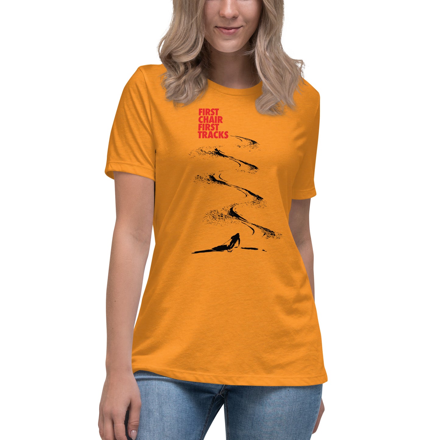 CS0042 - 02001 - First Chair First Tracks Women's Relaxed T-Shirt