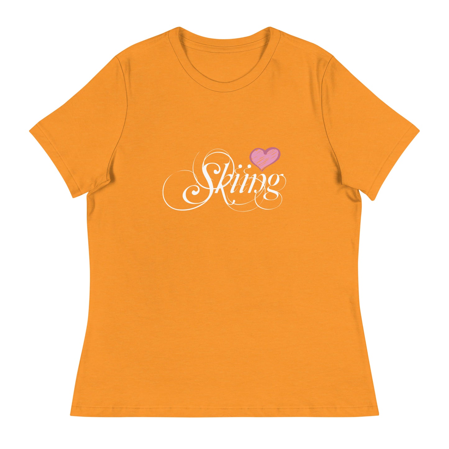 CS0047 - 02001 - Love Skiing/Women's Relaxed T-Shirt