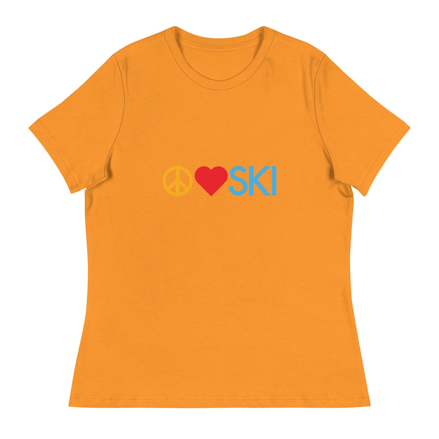 CS0026 - 02001 - Peace | Love | SKI Women's Relaxed T-Shirt