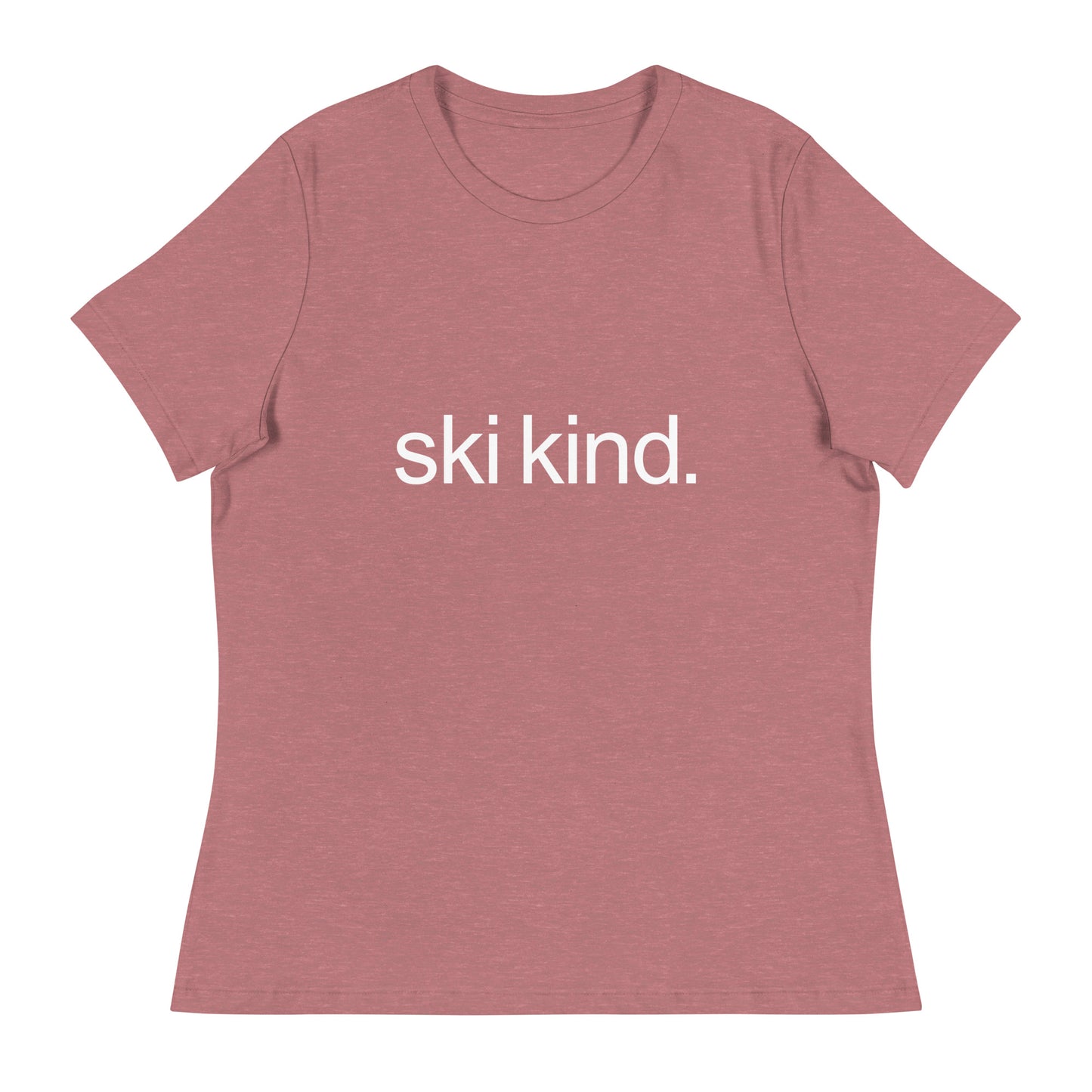 CS0017 - 02001 - ski kind Women's Relaxed T-Shirt