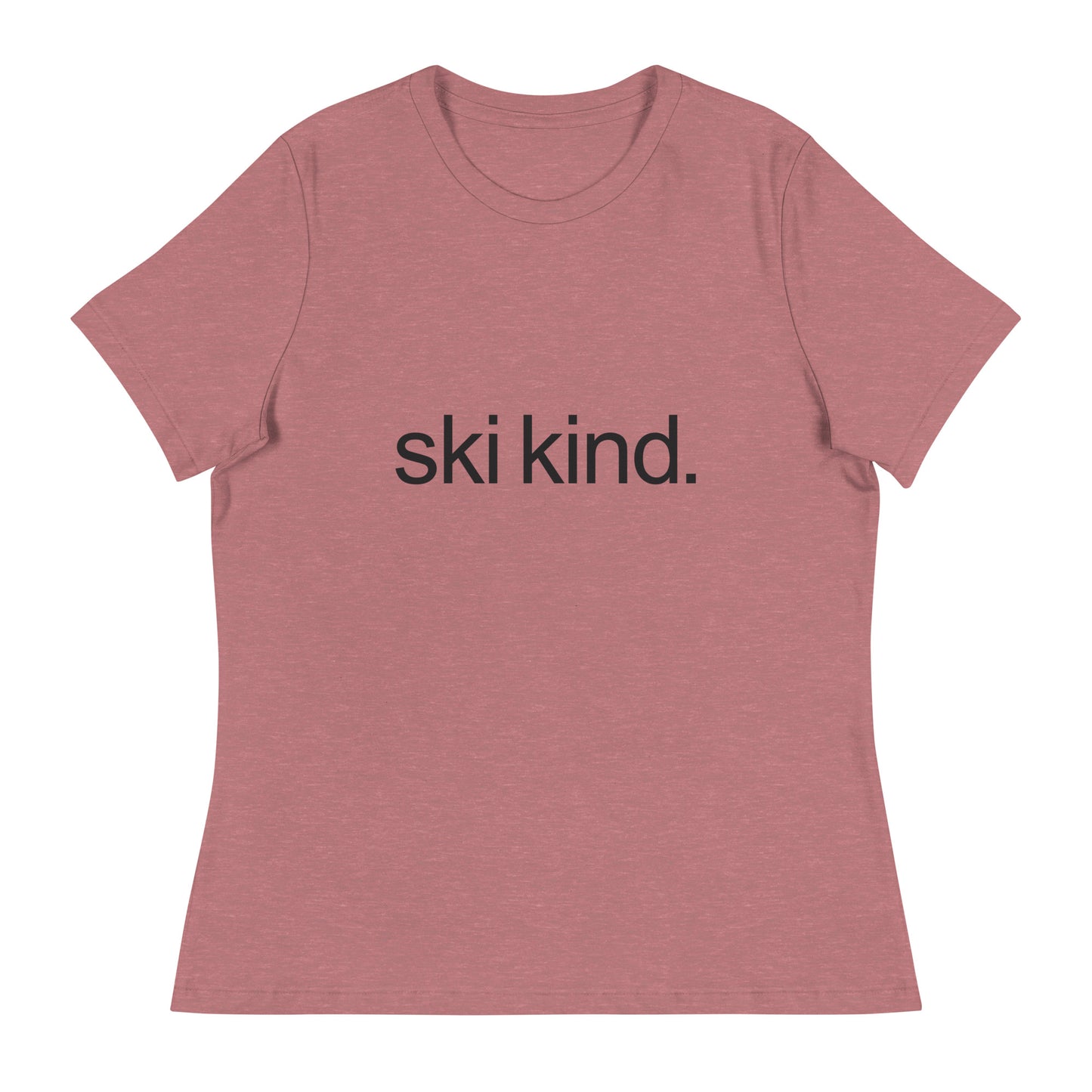 CS0017 - 02001 - ski kind Women's Relaxed T-Shirt