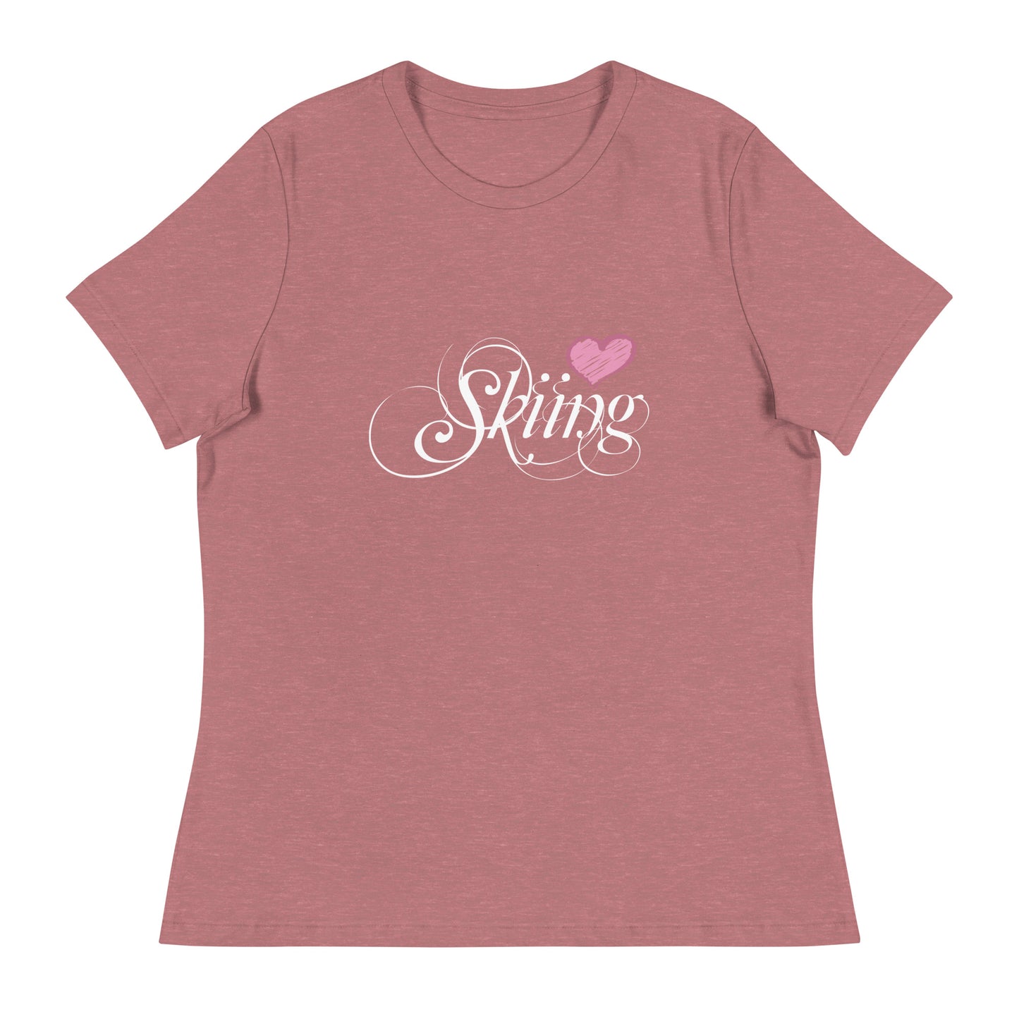 CS0047 - 02001 - Love Skiing/Women's Relaxed T-Shirt