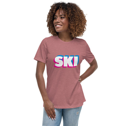 CS0058 - 02001 - 3D SKI Women's Relaxed T-Shirt