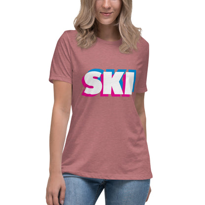 CS0058 - 02001 - 3D SKI Women's Relaxed T-Shirt