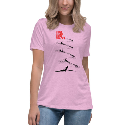 CS0042 - 02001 - First Chair First Tracks Women's Relaxed T-Shirt