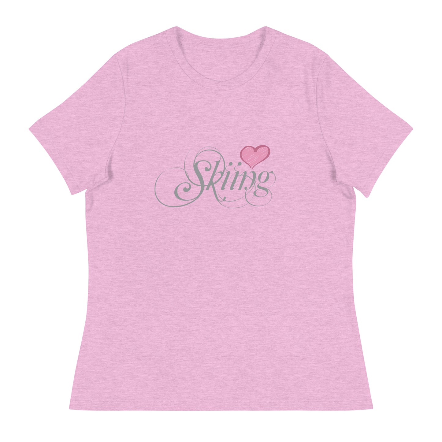 CS0047 - 02001 - Love Skiing/Women's Relaxed T-Shirt